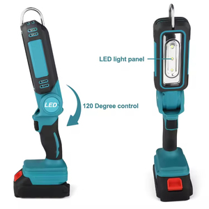 Lámpara de Trabajo LED Recargable Multifuncional al por Mayor, Portátil, Plegable, Inalámbrica, con Batería Industrial de Litio - Product Image 2