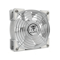 Ventilateur PC RGB 120 mm, ventilateur de refroidissement pour boîtier de jeu avec LED arc-en-ciel 4 broches PWM, ventilateur de dissipateur thermique CPU à faible bruit avec éclairage réglable