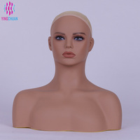 Maniquí de Cabeza Personalizable Modelo Ng Tao, Realista, Elegante, Resistente, Decorativo, para Centro Comercial