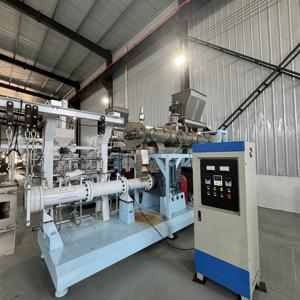 100 kg/std-6000 kg/std automatische Haustier-Fütterung Doppels ch necken extruder Hund Katze Fischfutter Maschine trocken nass Haustier Fleisch verarbeitete Lebensmittel herstellungs maschine - Product Image 6