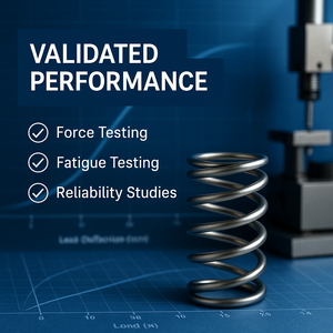 สปริงขดอุตสาหกรรมที่ได้รับการรับรองมาตรฐาน ISO 13485 ผลิตจากสแตนเลสเกรด 316L สำหรับการใช้งานทางการแพทย์ รุ่น 302/316 ผ่านกระบวนการพาสซิเวท - Product Image 3
