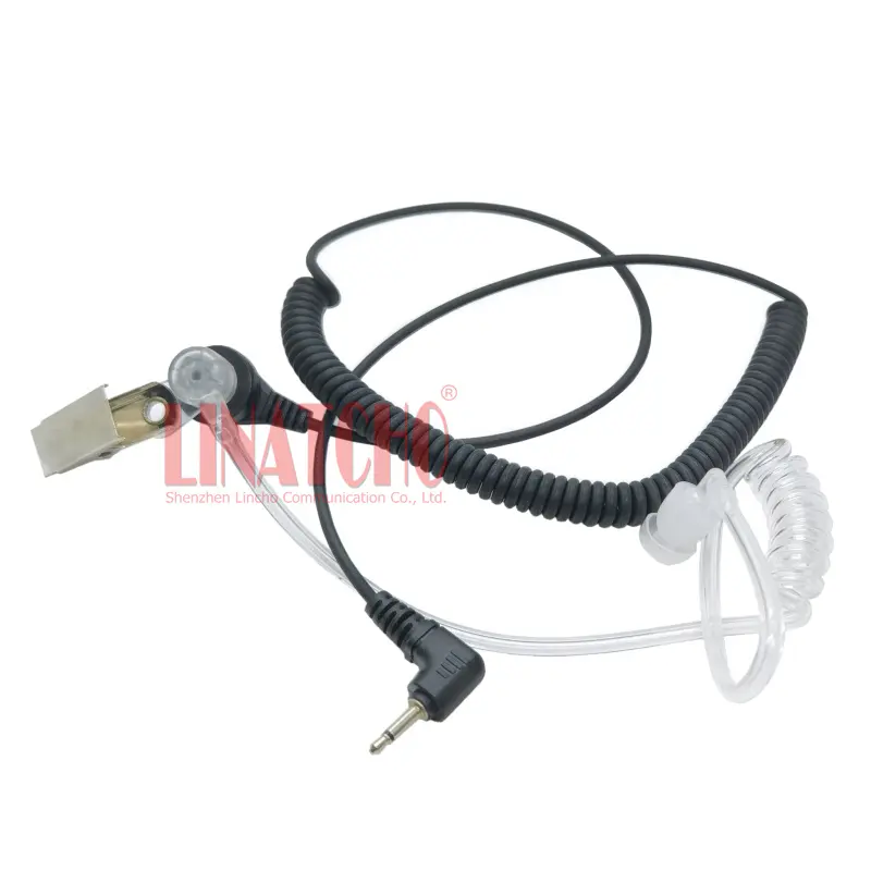 Listen Only Acoustic Headset Earpiece 2.5MM Pin Connector