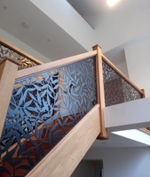 Panneaux de clôture décoratifs modernes à design contemporain, fourniture directe d'usine, séparateurs de pièce, écran en aluminium découpé au laser, durable et facile à installer