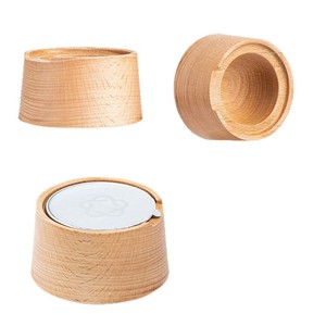 Cápsula de Café Reutilizable con 100 Sellos de Papel de Aluminio y Prensador de Polvo de Madera de Haya para Máquinas de Espresso - Product Image 5