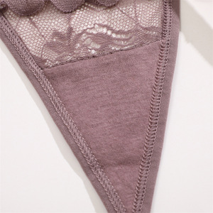 Culottes string en dentelle sexy, confortables, respirantes, sans couture, à effet <span class=keywords><strong>push</strong></span>-<span class=keywords><strong>up</strong></span>, très élastiques pour femmes - Product Image 4