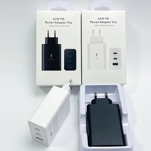 อะแดปเตอร์ชาร์จเร็ว 65W PD Super Fast Charger 3 พอร์ต หัวปลั๊ก EU UK US สำหรับสายชาร์จ Samsung ใช้ได้กับ Samsung S22 S23 S24 S25 S26 แบบเสียบผนัง - Product Image 6