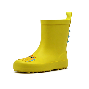 <span class=keywords><strong>Botas</strong></span> <span class=keywords><strong>de</strong></span> Lluvia Infantiles Amarillas con Diseño 3D <span class=keywords><strong>de</strong></span> Dinosaurio, Lavables, <span class=keywords><strong>de</strong></span> Goma Antideslizante e Impermeables, con Púas Traseras <span class=keywords><strong>de</strong></span> Dinosaurio, Suministro <span class=keywords><strong>de</strong></span> Fábrica - Product Image 1