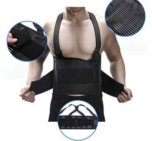 เข็มขัดพยุงหลังสำหรับผู้ชาย ทำงานหนัก รองรับหลังส่วนล่าง ปรับ<span class=keywords><strong>สาย</strong></span><span class=keywords><strong>รัด</strong></span>ได้ ป้องกันเอว - Product Image 5