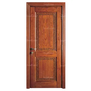 Instime Factory Wholesale Popular Door Bedroom Interior Solid Wood Door With Hardware For House