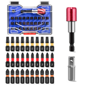 Guest Quality 32 Piece Torx <b>Screwdriver</b> <b>Bit</b> <b>Set</b> S2 Steel T25 T52 T62 25mm Impact Resistant For Diy Repair - Product Image 5