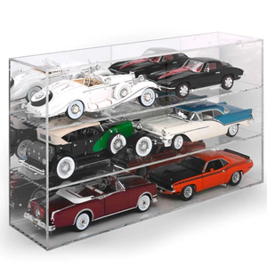 XiMan Meilleur vendeur 108 fentes acrylique vitrine pour briques <span class=keywords><strong>Lego</strong></span> et figurine <span class=keywords><strong>jouet</strong></span> mural empilable modèle de voiture vitrine - Product Image 2