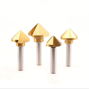 TiN Coating HSSE Chamfering <strong>Countersink</strong> <strong>Drill</strong> Bits with 90 Degrees for Drilling - Product Image 1