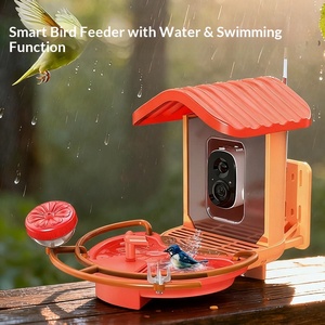 กล้องติดตั้งที่ให้อาหารนกอัจฉริยะ ความละเอียด 2K HD พร้อมระบบ AI มองเห็นได้ในที่มืด ควบคุมผ่านแอพพลิเคชั่น ใช้พลังงานแสงอาทิตย์ รองรับการตรวจจับความเคลื่อนไหว - Product Image 1