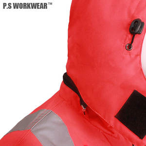 Uniforme de mécanicien haute visibilité imperméable à l'eau combinaison de <span class=keywords><strong>ski</strong></span> matelassée isolée pour l'hiver - Product Image 6