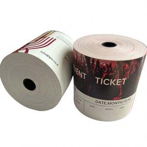 2025 Latest 80mm Customized Eco-Friendly High Smoothness Thermal Lottery Tickets <b>Roll</b> BPA Free for POS/ATM Printers - Product Image 6