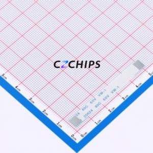 JS05A-10P-050-4-8 FFC Cable (Flexible Flat Cable) P=0.5mm Connector 10P 0.5mm 0.3mm Non-Inverting - Product Image 1