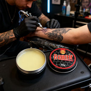 Servicio de etiqueta privada Crema de tatuaje sin dolor Crema de reparación de maquillaje permanente PMU Productos de cuidado posterior para estudio de tatuaje profesional - Product Image 6