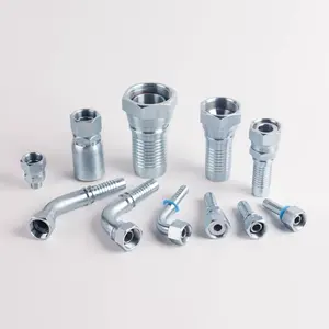 20511-18-16 Hot Sell 1 Piece Crimping Hydraulic Hose Fittings Metric Female Hydraulic Connector Hydraulic Pipe Fitting