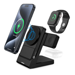 Fábrica <span class=keywords><strong>de</strong></span> fuerza P7 20W 5000mAh ROHS certificado 3 en 1 Banco <span class=keywords><strong>de</strong></span> energía móvil magnético cargador inalámbrico - Product Image 3