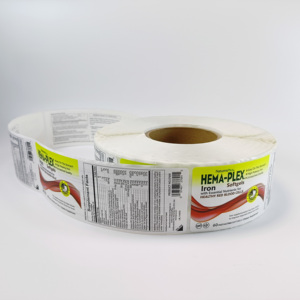 Wholesale Labels Roll Food Jars Cans Custom healthcare Proof Vinyl <strong>Plastic</strong> <strong>Printing</strong> Packaging Package Stickers - Product Image 1
