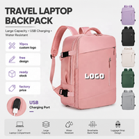 QET1132 Custom Logo Travel Laptop Backpack for Women Carry on Backpack Weekender Business College 16Inch Travel Bags for Men