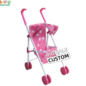 Bou hiện đại ngoài trời kim loại gấp xe đẩy em bé với chức năng chơi-bé vận chuyển đồ chơi - Product Image 1