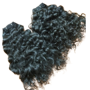 Venta al por mayor propia fábrica 100% cabello humano virgen 100% paquete natural paquete sin procesar cutícula alineada cabello humano indio virgen - Product Image 2