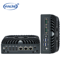 Mini PC Confiable con Intel de 12.ª Generación I3 I5 I7, RAM DDR5, 3 Puertos Intel 2.5G LAN, para Sistemas de Gestión Industrial