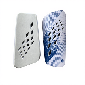 कारखाने प्रत्यक्ष कस्टम प्लास्टिक फुटबॉल सुरक्षात्मक घुटने गार्ड वयस्क शिन पैड - Product Image 6