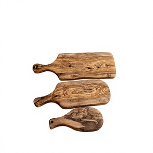 Planche à servir en bois pour pizza, compatible lave-vaisselle et disponible pour les restaurants et les cafés - Product Image 1