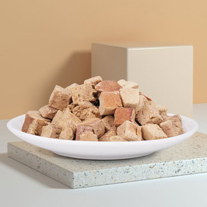 Friandises pour chiens et chats en gros, fabriquées en usine certifiée FDA, étiquette privée, <span class=keywords><strong>foie</strong></span> de canard lyophilisé, nourriture sûre pour chiens et chats - Product Image 1