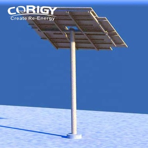 <span class=keywords><strong>Support</strong></span> solaire au sol, pôle en acier au carbone, Design professionnel avec 2 pôles, <span class=keywords><strong>Support</strong></span> solaire au sol - Product Image 3