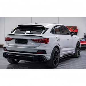 Diffusore Posteriore e Terminali di Scarico Stile RSQ3 per Audi Q3 F3 SUV <span class=keywords><strong>Sportback</strong></span> 2019-2024 in Materiale PP a Prezzo di Fabbrica - Product Image 3