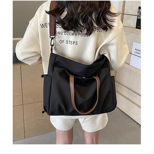 Women's Large Capacity Laptop Tote Bag Waterproof Zipper Closure Horizontal <b>Square</b> Shape Everyday Use Business Commuting Bag - Product Image 4