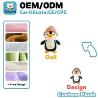Peluche personnalisée pingouin mignon avec tenue de graduation, fabricants de jouets en peluche pingouins, pingouins kawaii très demandés, CPC CE OEM