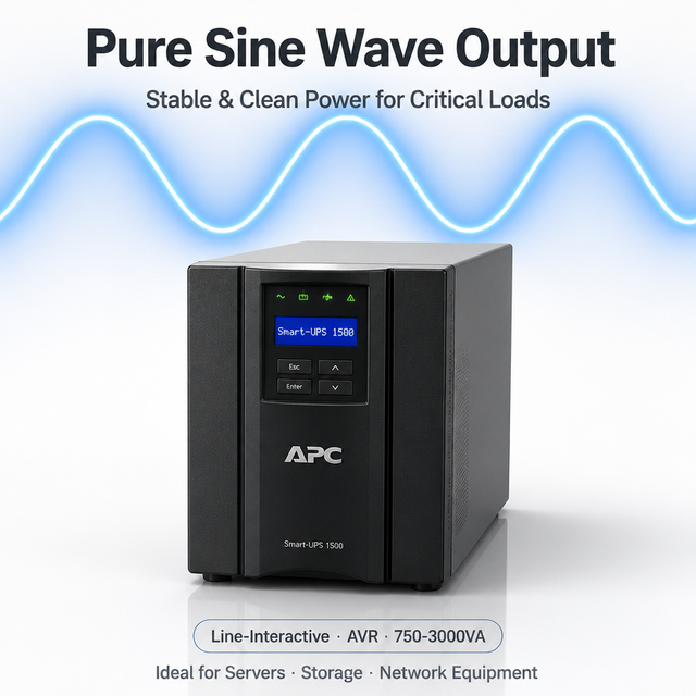 APC SMC2000I Smart Online UPS 230V 2000VA 1300W USB Tower APC UPS for Computer
