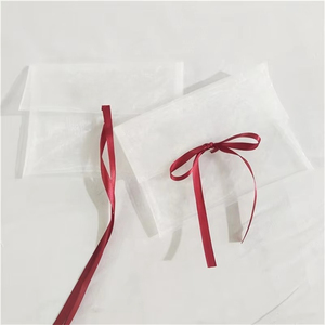 Wholesale Logo Custom Color Organza Bag <b>Envelope</b> Jewelry Organza Bag Sheer Organza Bags for Wedding Party Favor Christmas - Product Image 2