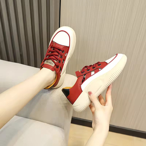 Chaussures Femme 2026 Respirantes Antidérapantes à Lacets Tendance Été Evergreen Semelle Épaisse Sport et Loisirs Doublure en Maille - Product Image 2