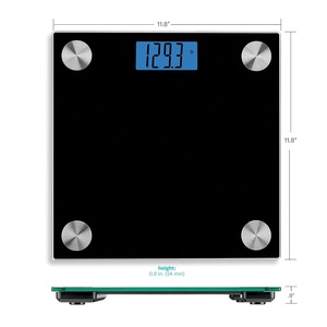Báscula de Grasa Corporal Inteligente con Pantalla LCD Extra Delgada, Plataforma Digital para Medir Peso y Índice de Masa Corporal, Diseño Antideslizante para Fitness Familiar - Product Image 4