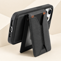 Casing HP iPhone 18 Pro Max 17 16 15 14 Grosir, 360 Gear Swivel Kickstand, Kulit Lembut, Dompet Magnetik