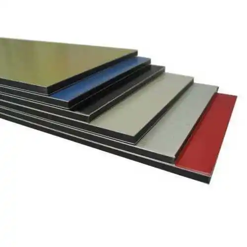 Placas de Aluminio Composito RAL9010 แผ่น ACM สีขาว 4x8 แผงอลูมิเนียมด้านนอก