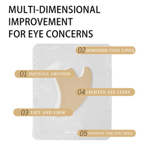 Masque pour les yeux en hydrogel en forme de Y 10g, patch anti-rides raffermissant pour les yeux - Product Image 5