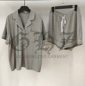 <span class=keywords><strong>Pigiama</strong></span> di lusso Set <span class=keywords><strong>pigiama</strong></span> personalizzato da <span class=keywords><strong>donna</strong></span> in <span class=keywords><strong>cotone</strong></span> biologico di bambù <span class=keywords><strong>pigiama</strong></span> da <span class=keywords><strong>donna</strong></span> Set da salotto - Product Image 4