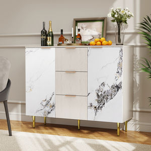 <span class=keywords><strong>Buffet</strong></span> <span class=keywords><strong>Buffet</strong></span> Armoire avec Rangement <span class=keywords><strong>Buffet</strong></span> Moderne avec 3 Tiroirs et 2 Portes USA STOCK - Product Image 1