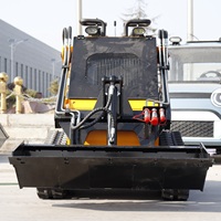 Chargeuse compacte sur chenilles fiable HT380T Euro 5 EPA avec pompe hydraulique pour le chargement de matériaux sur chantier