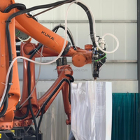 Imprimante 3D robotisée KUKA pour granulés plastiques, fabrication artistique et modélisation industrielle, adaptée à la sculpture