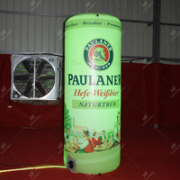 Bouteille de bière gonflable durable imperméable d'Oxford personnalisée danseur d'air de main de vague pour la publicité