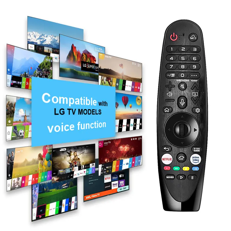 Voice Magic Remote with Voice Recognition Intuitive Air Mouse Like Pointing and Scroll Wheel TV Remote Control Used for LG TVs