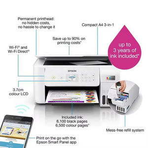 <span class=keywords><strong>Imprimante</strong></span> à jet d'encre A4 couleur avec Wi-Fi Direct <span class=keywords><strong>Imprimante</strong></span> à jet d'encre haute efficacité <span class=keywords><strong>Imprimante</strong></span> automatique multifonctionnelle sans fil - Product Image 6