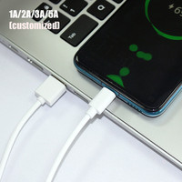3ft USB à Type C 3A Câble de charge rapide Câbles de données USB Adaptateurs de code de fil pour Android Samsung Accessoires mobiles